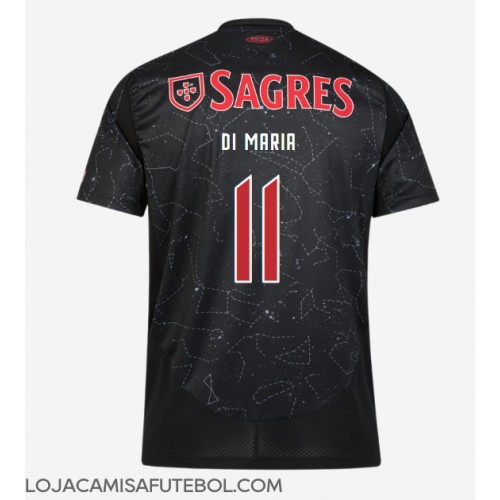 Camisa de Futebol Benfica Angel Di Maria #11 Equipamento Secundário 2024-25 Manga Curta
